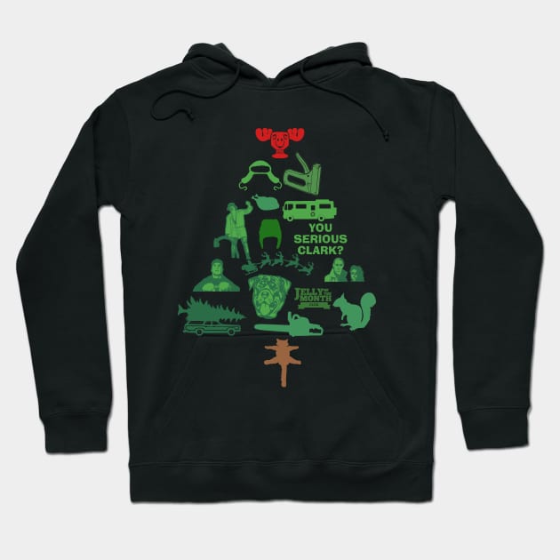 Christmas Vacation Christmas Tree Hoodie by Bigfinz